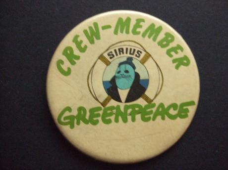 Greenpeace aktieschip de Sirius Crew-Member
